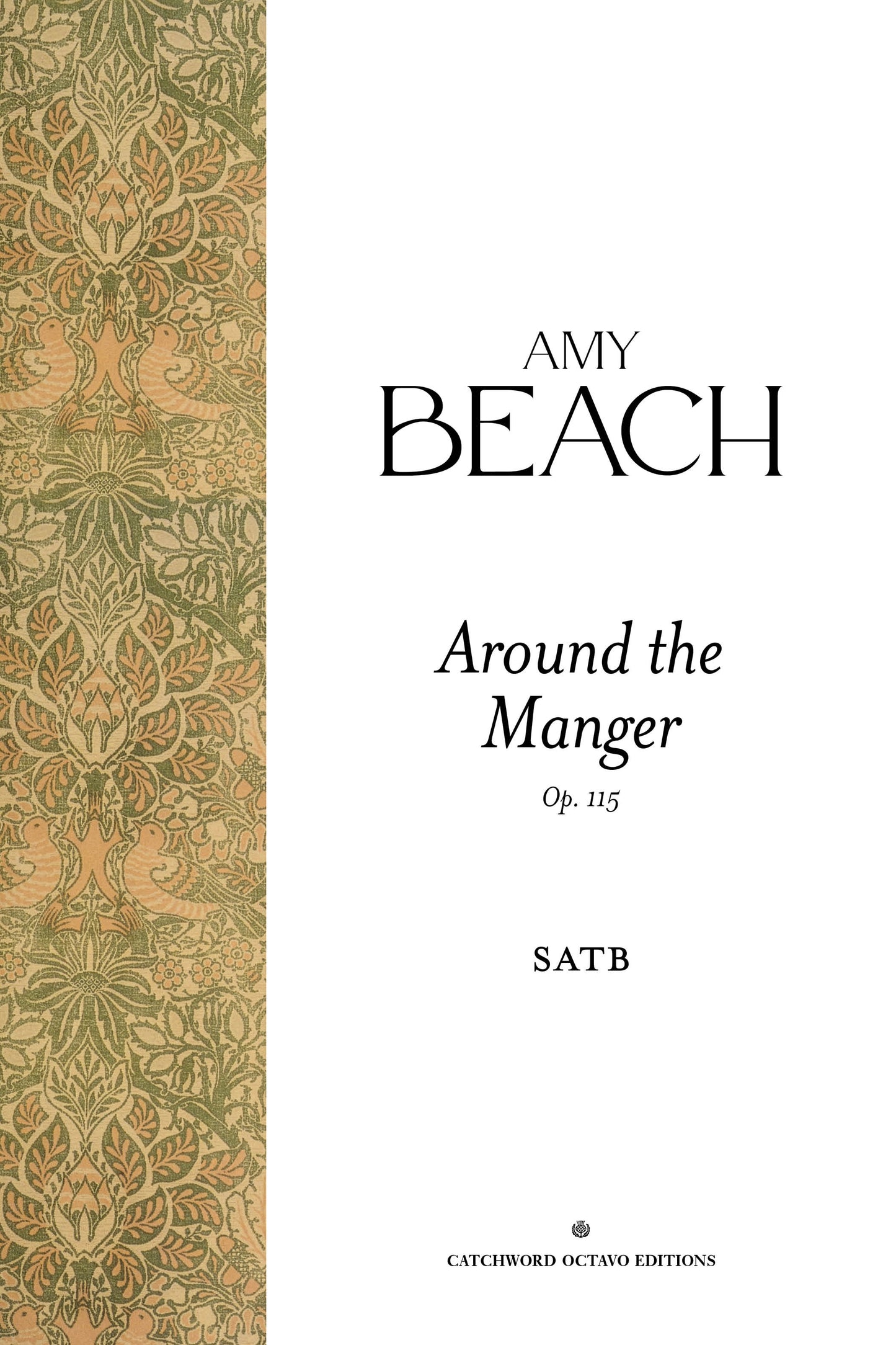 Beach — Around the Manger [SATB]