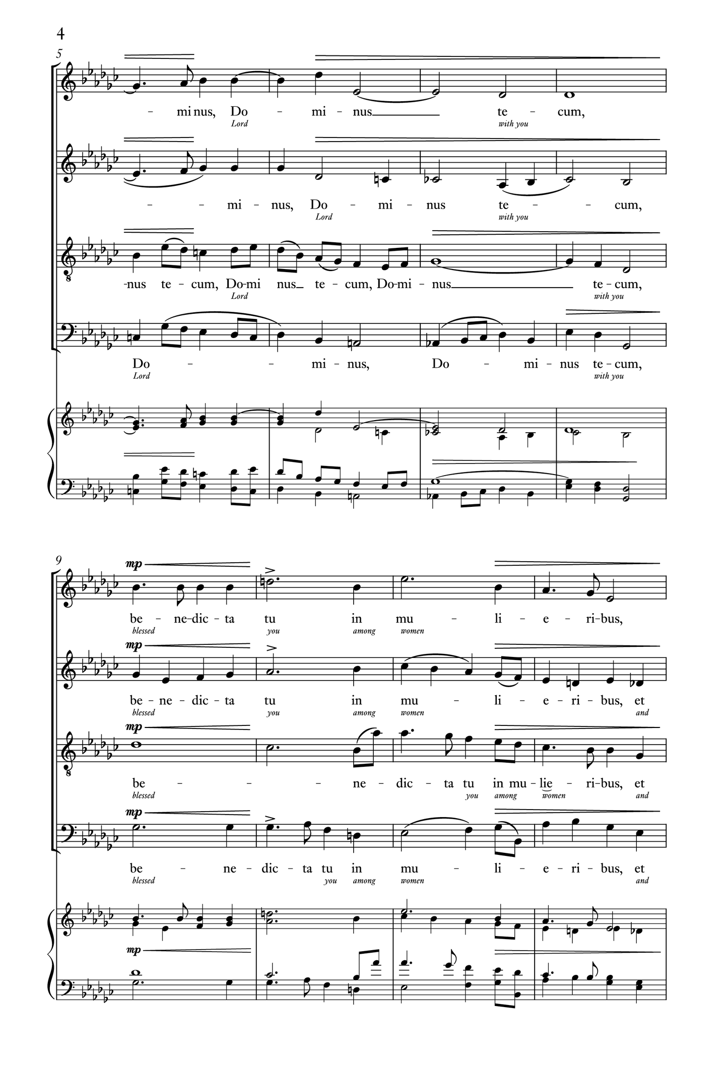 Dett — Ave Maria [SATB]