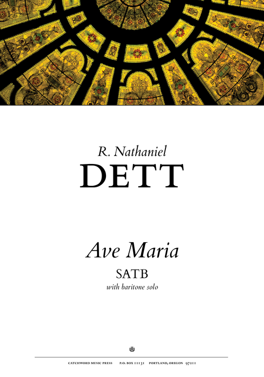 Dett — Ave Maria [SATB]