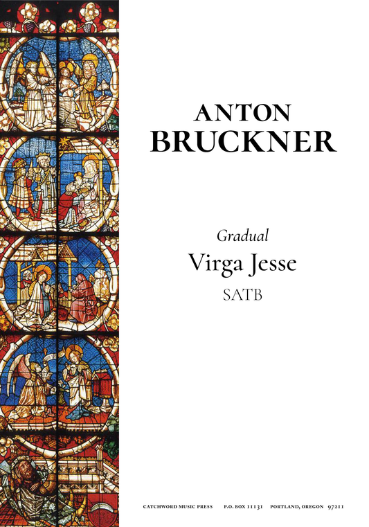 Cover page of Bruckner's "Virga Jesse"