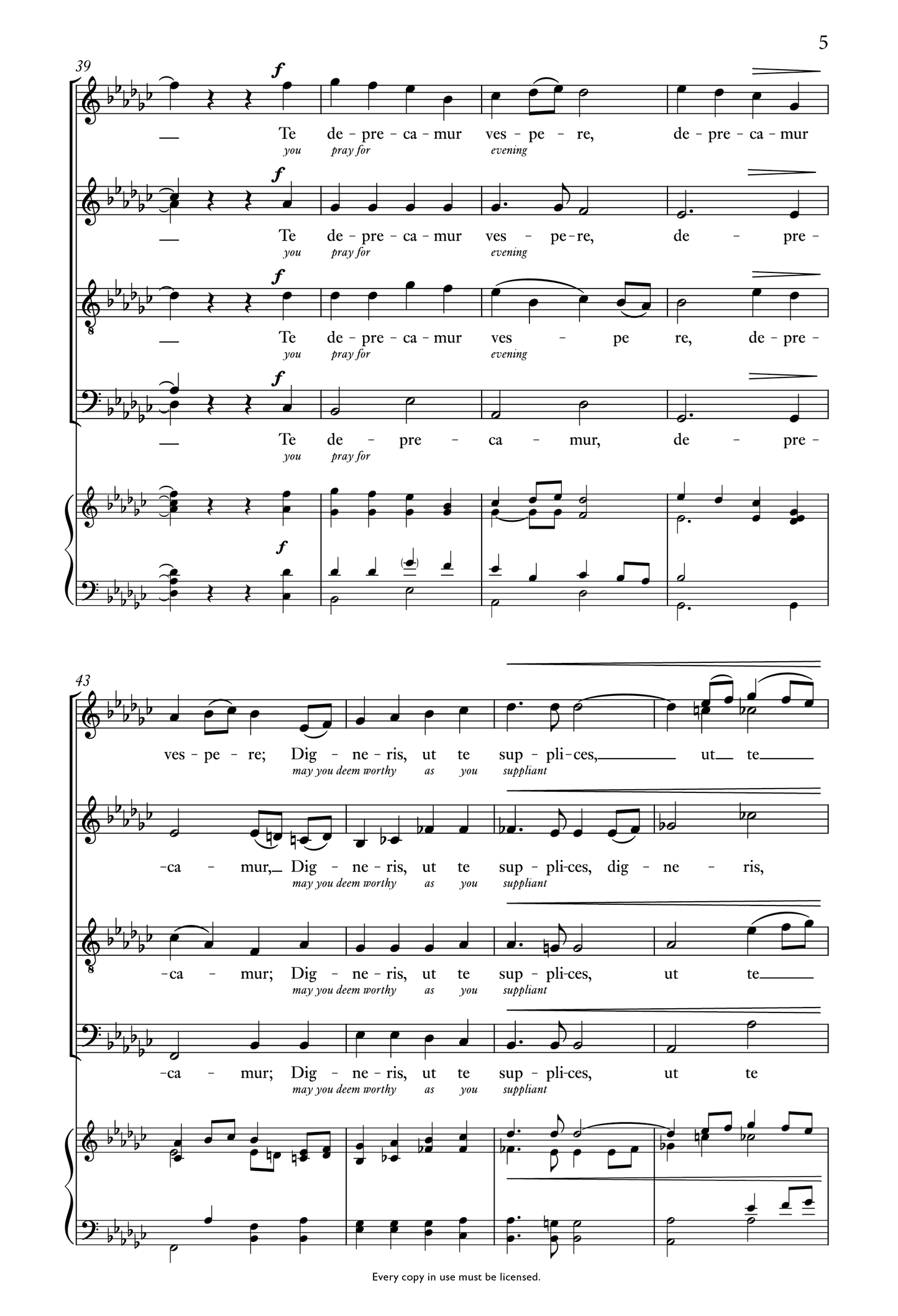 Parker — Jam sol recedit [SATB]