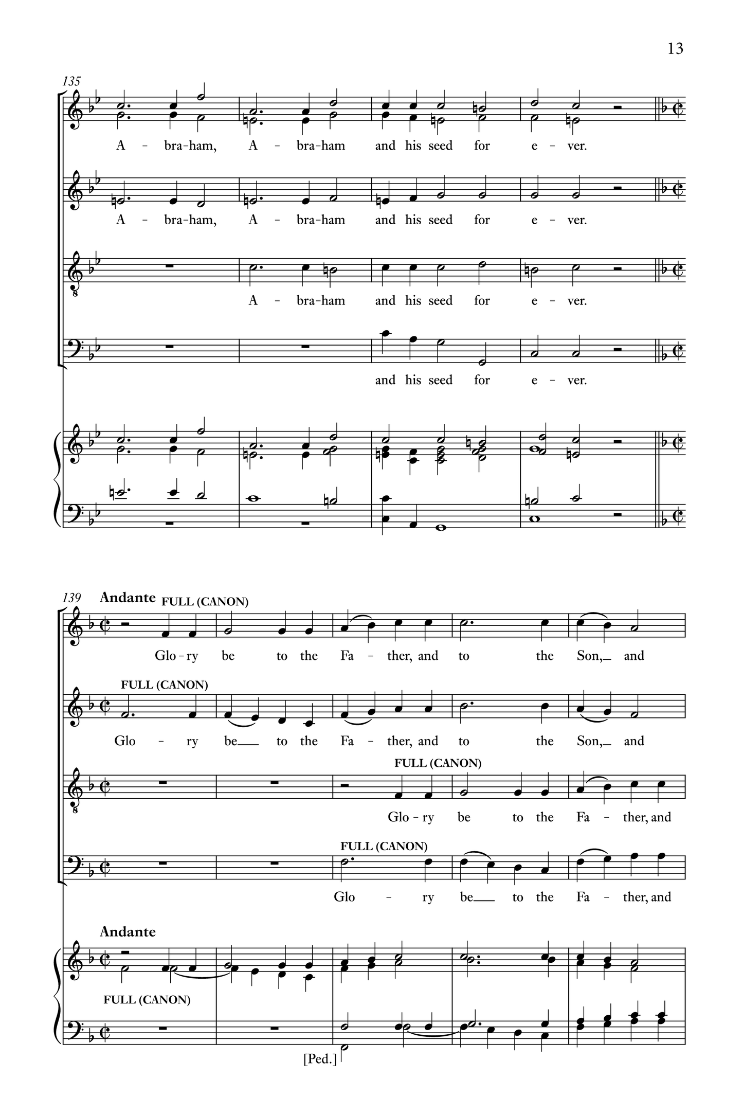 Attwood — Magnificat and Nunc Dimittis in F major [SATB + organ]