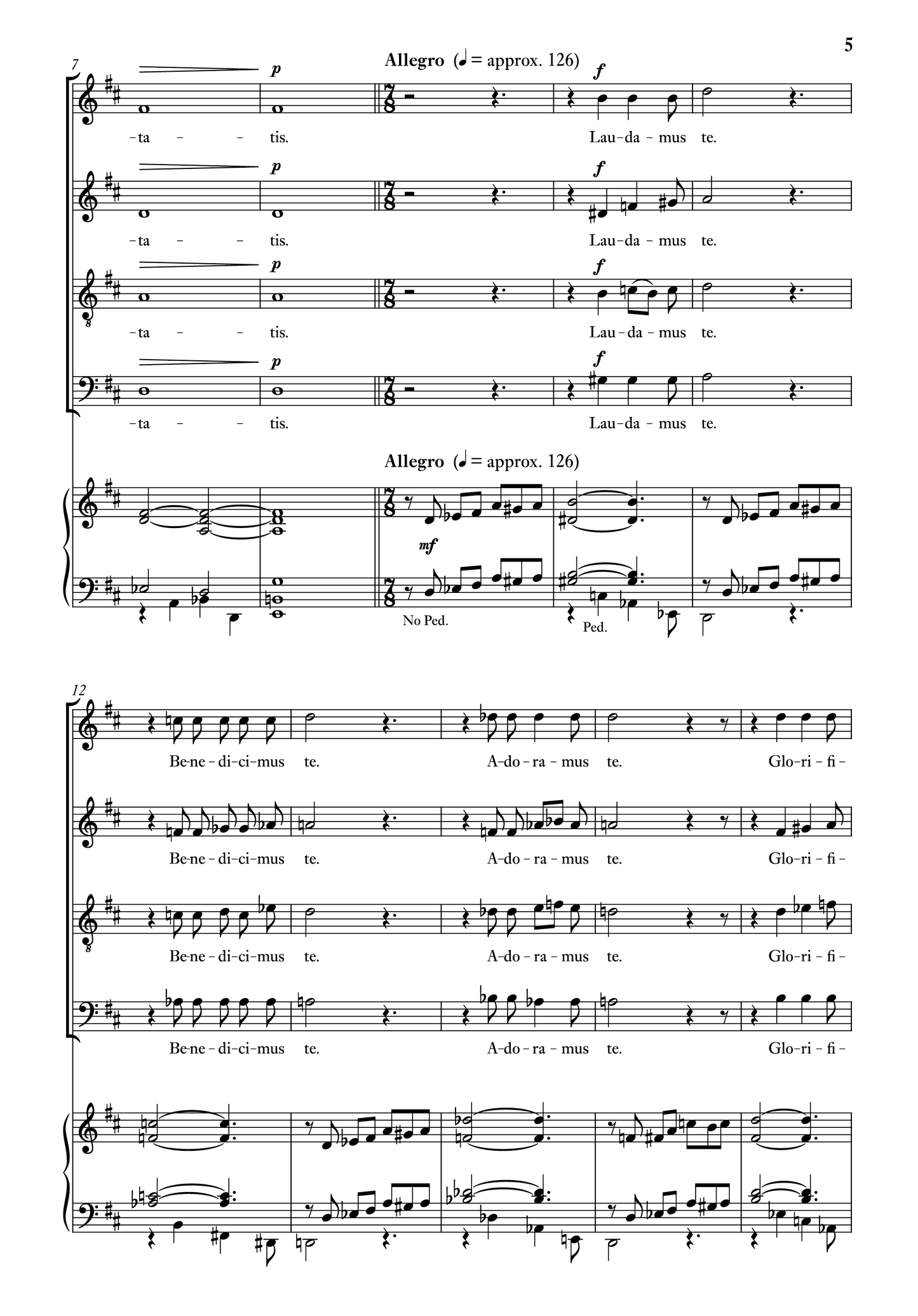 Neswick — Missa Brevis [SATB + organ]