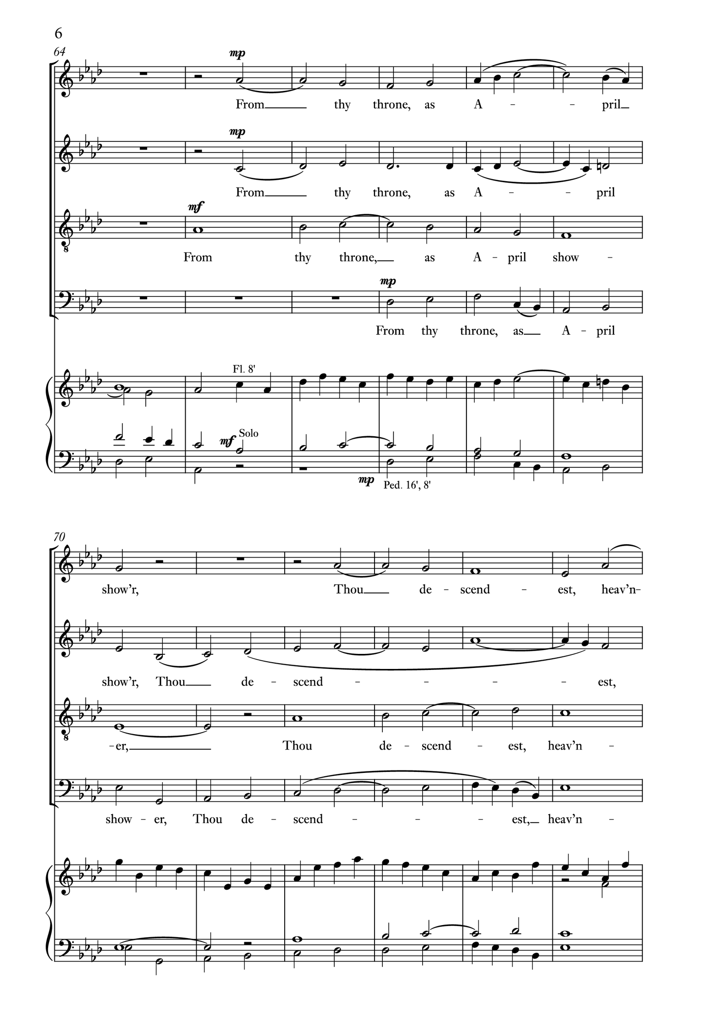 Wood — O thou sweetest source of gladness [SATB + organ]