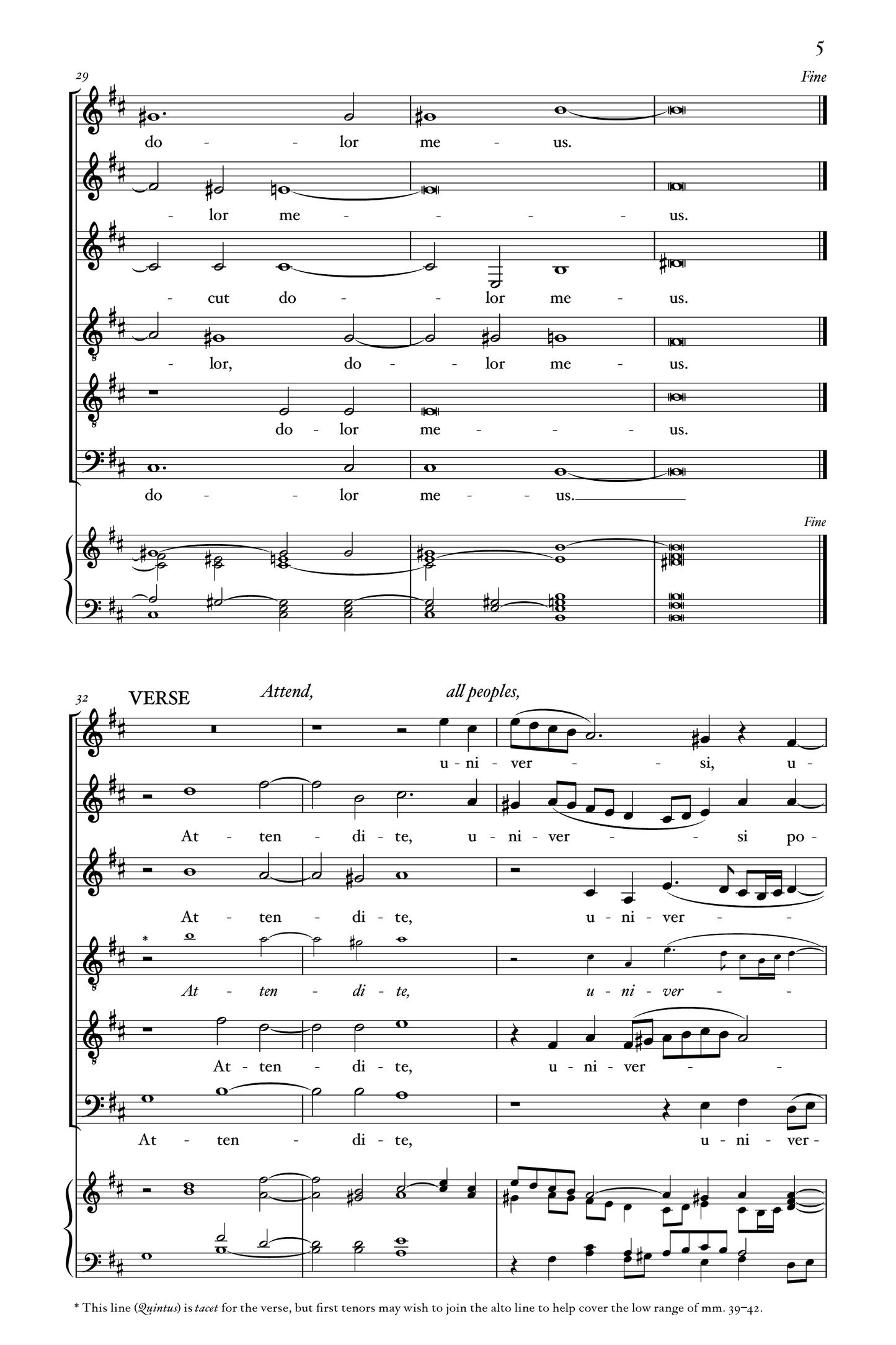Gesualdo — O vos omnes à 6 [SSATTB]