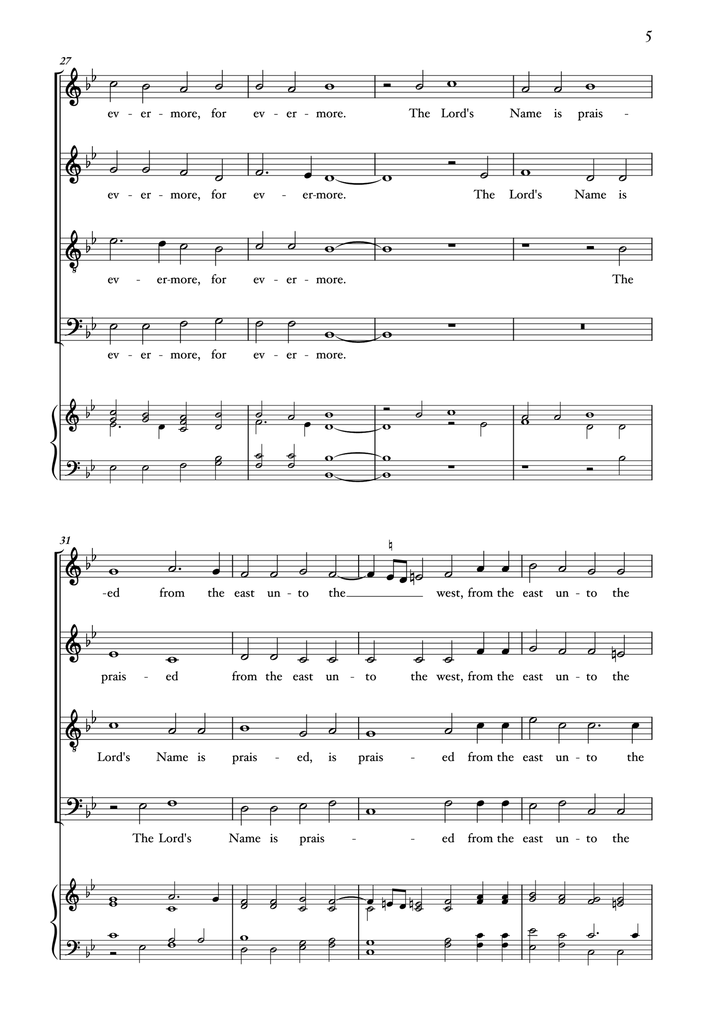 Tye — Praise ye the Lord, ye children [SATB]