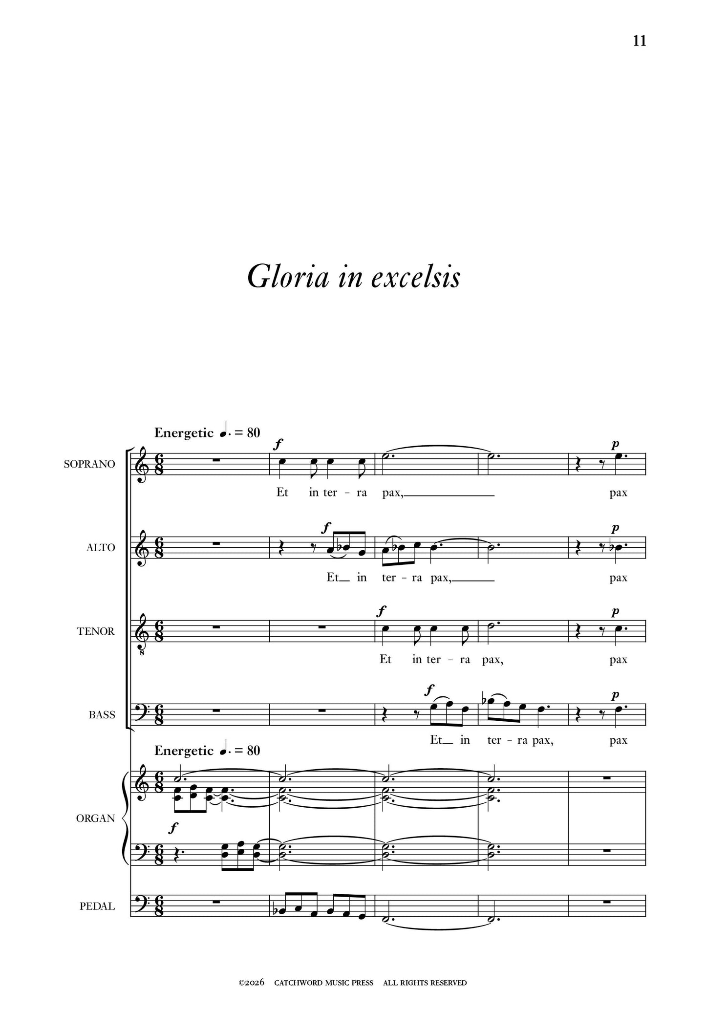 Hurd — Saint Mark's Mass [SATB + organ]